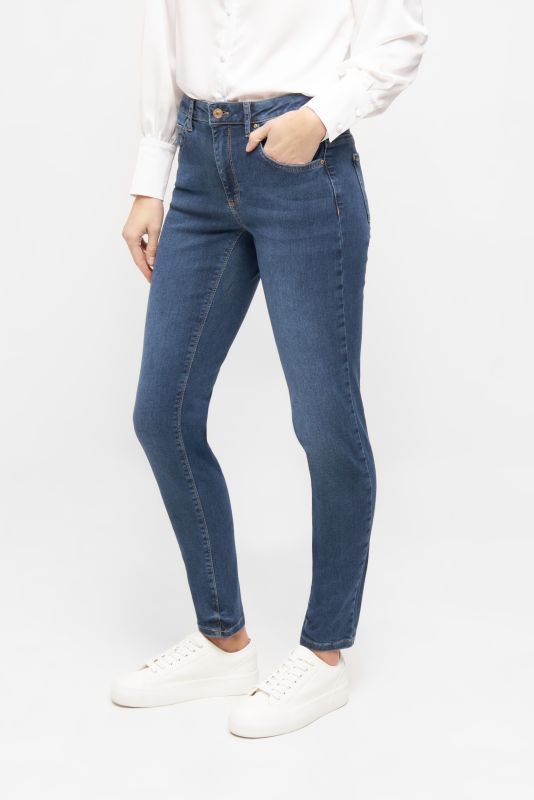 RAFFAELLO ROSSI JEAN STRETCH 7/8 BARREL LEG 5 POCKET 505378/9373-847 HANNI